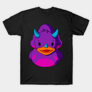 Triceratops Dinosaur Rubber Duck T-Shirt